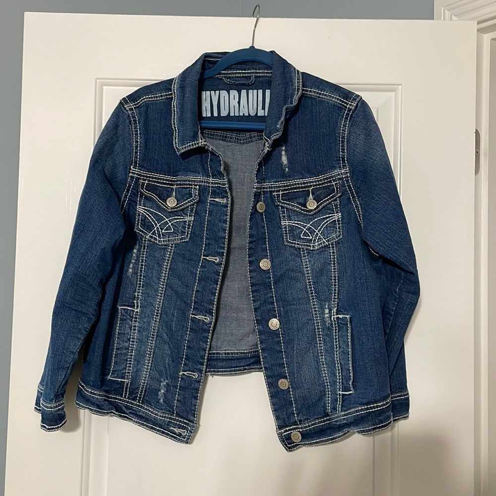 Distressed Jean Jacket